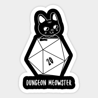 Dungeon Meowster Sticker